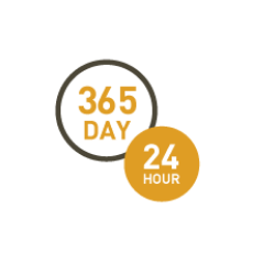 24時間365日対応サービス